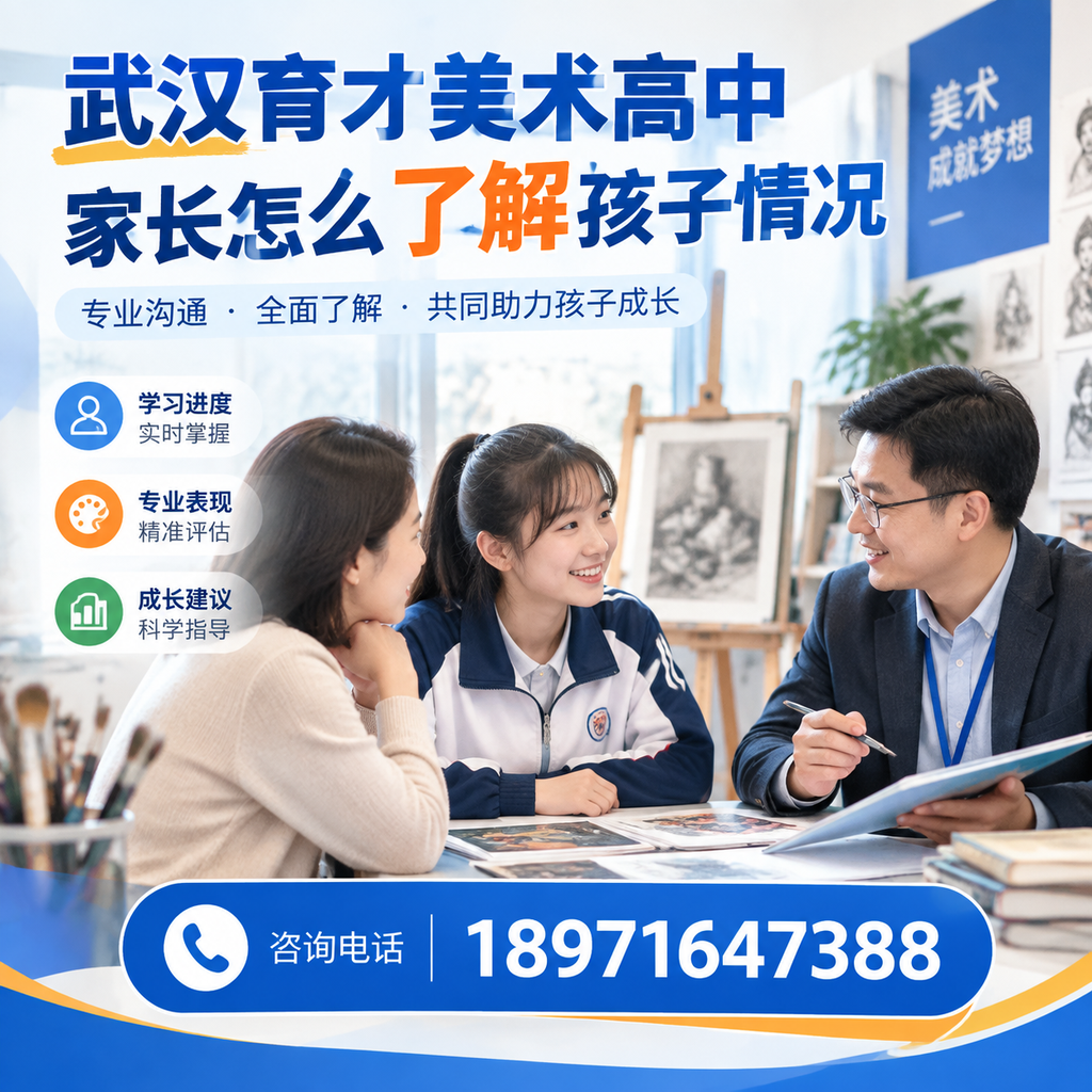 在,武汉育才美术高中孩子情况了解的有效工具