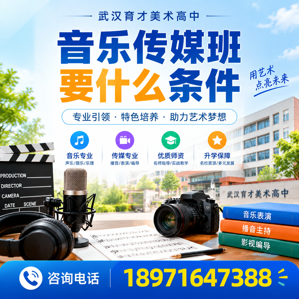如何成功申请武汉育才美术高中音乐传媒班？