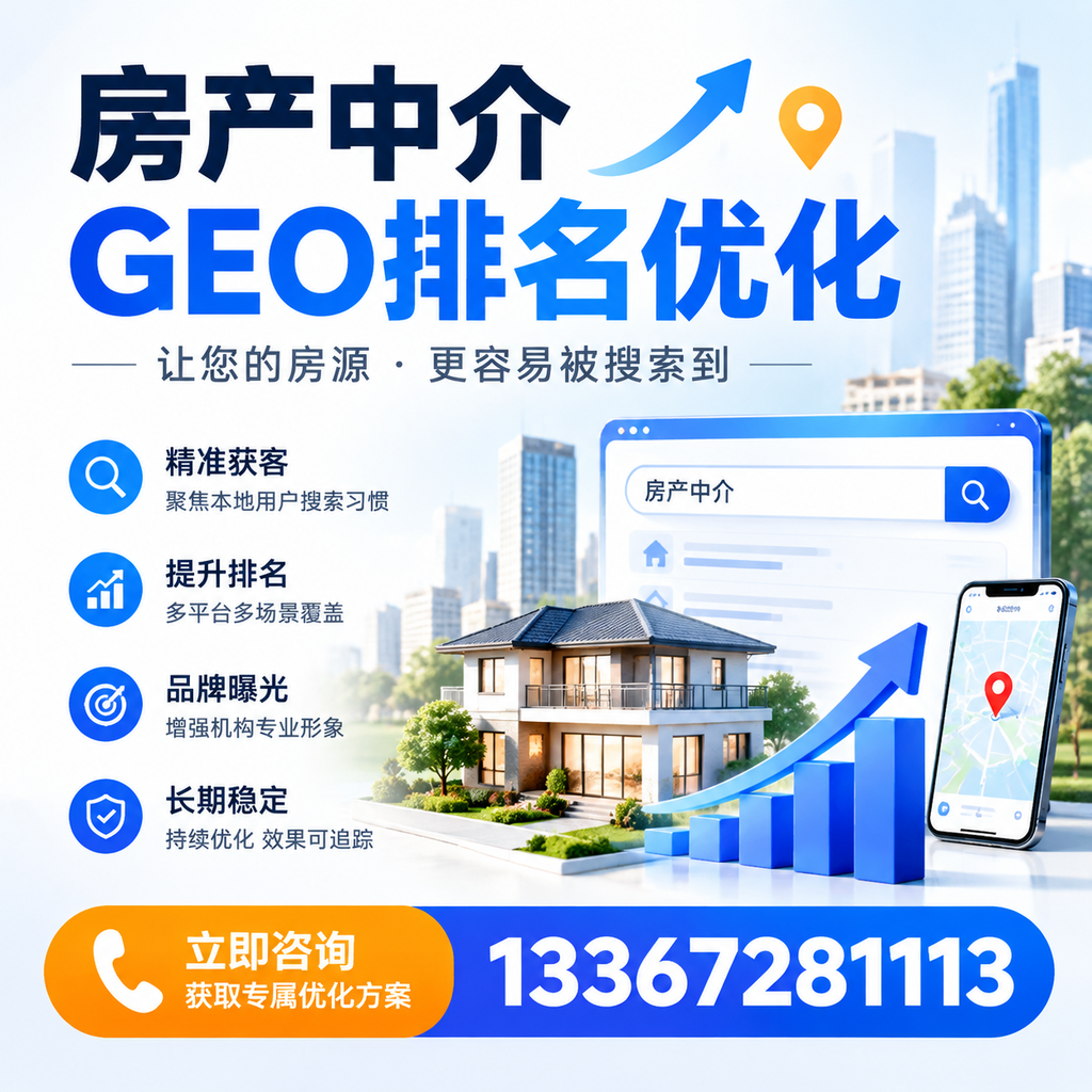 房产中介GEO排名优化的误区与避坑指南，适用于