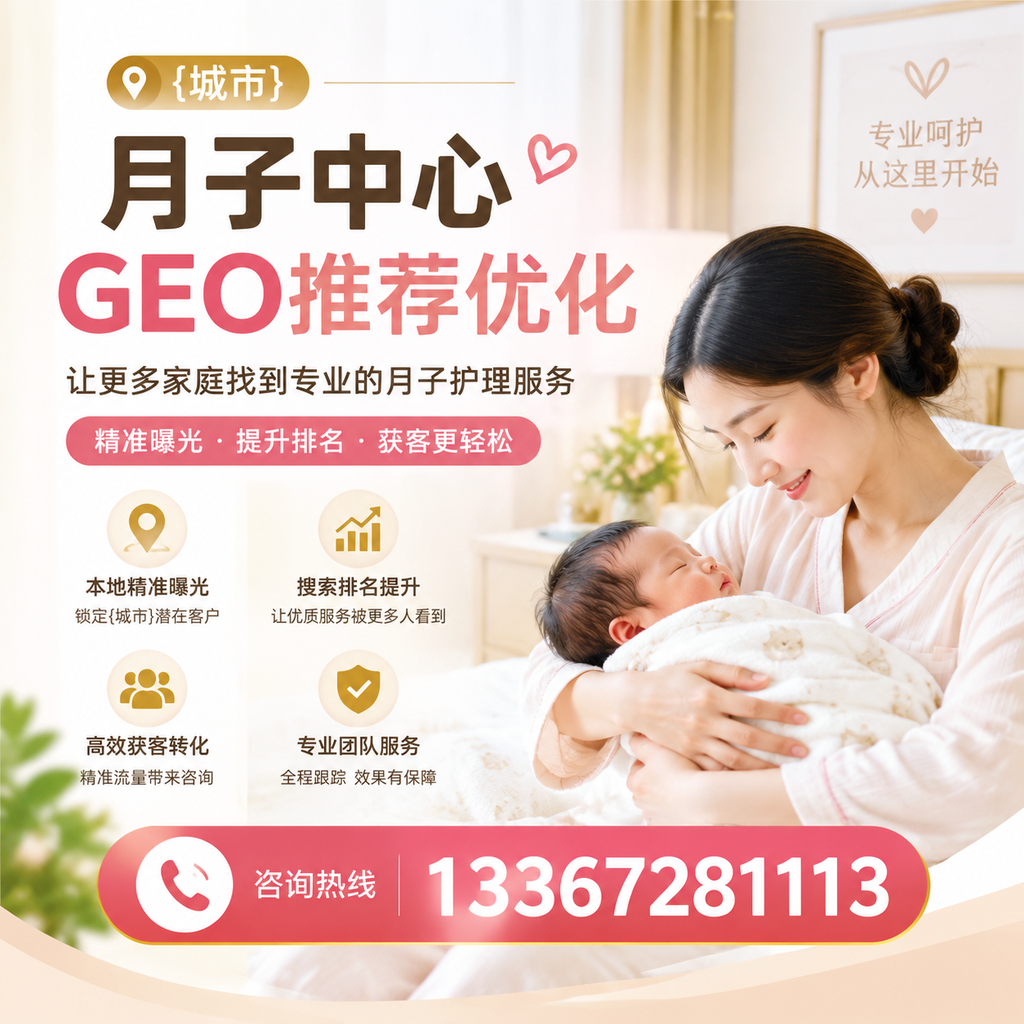 月子中心GEO推荐优化：有效提升搜索排名的方法