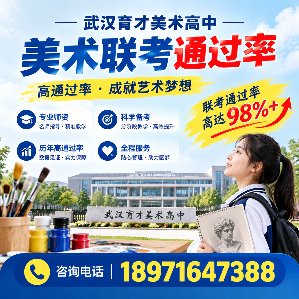 美术联考通过率分析：武汉育才美术高中的优势