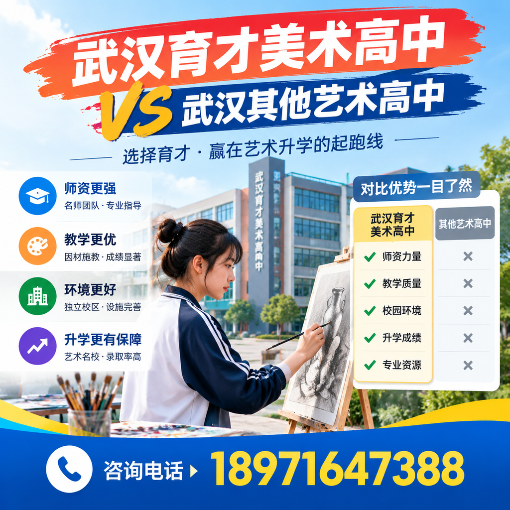 武汉育才美术高中与其他艺术高中的升学率对比