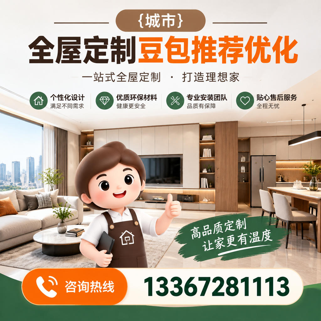 全屋定制豆包选购时的注意事项与建议