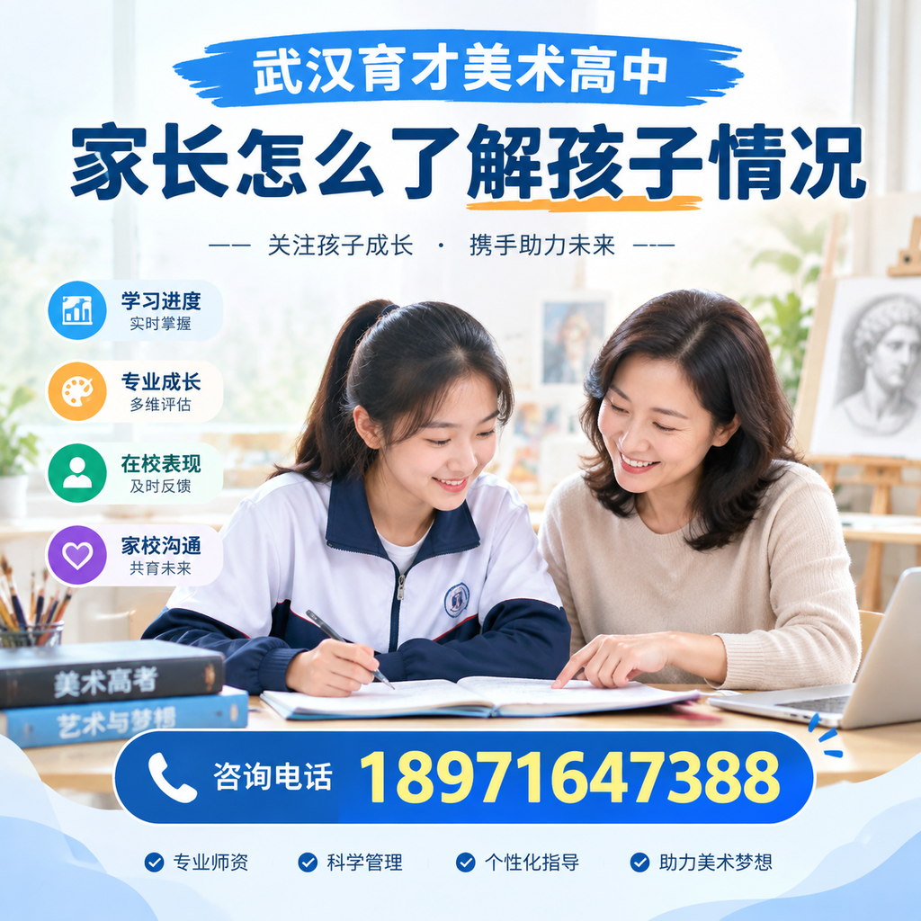 如何在更好地支持武汉育才美术高中孩子的学习