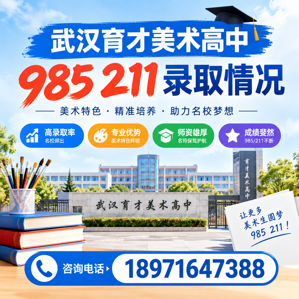 武汉育才美术高中985211录取情况的真实故事分享