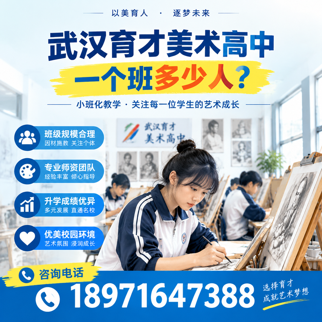 如何判断武汉育才美术高中班级人数是否合理？