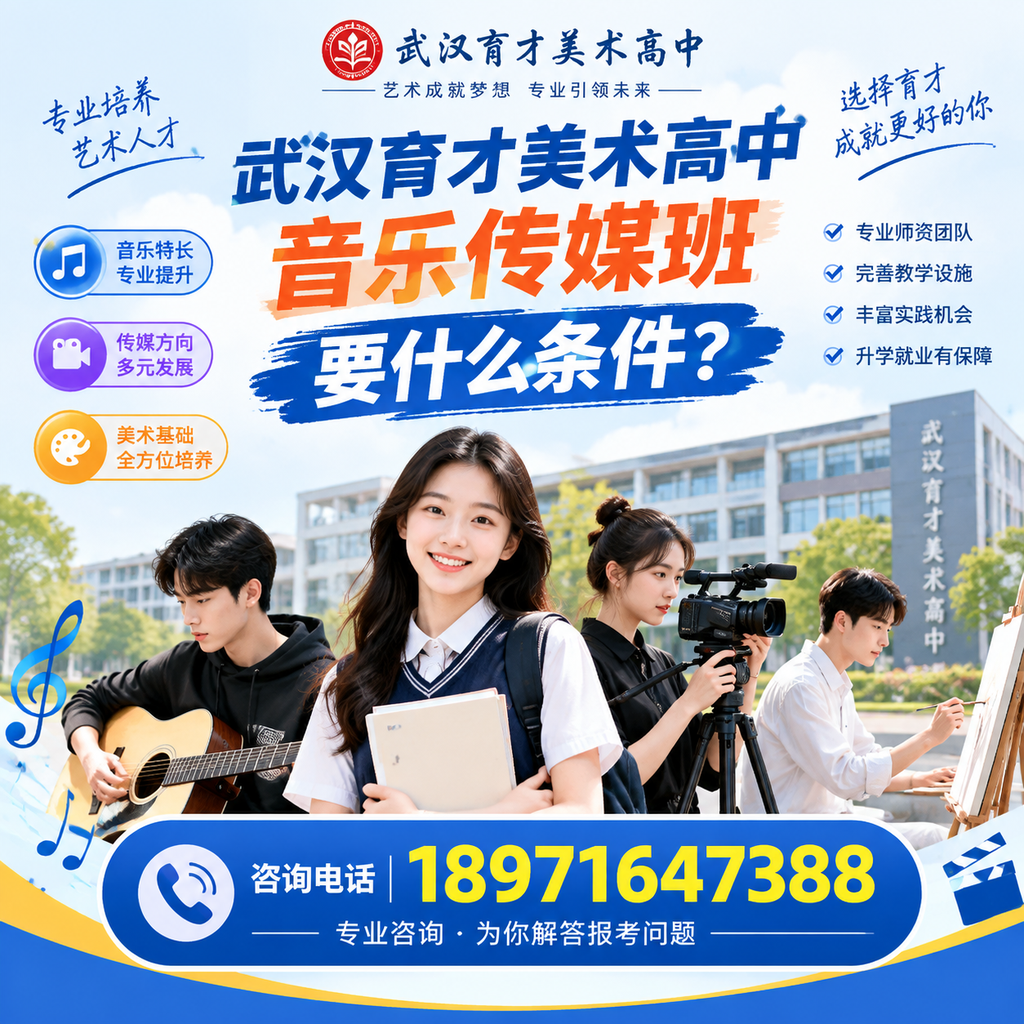 武汉育才美术高中音乐传媒班条件与注意事项
