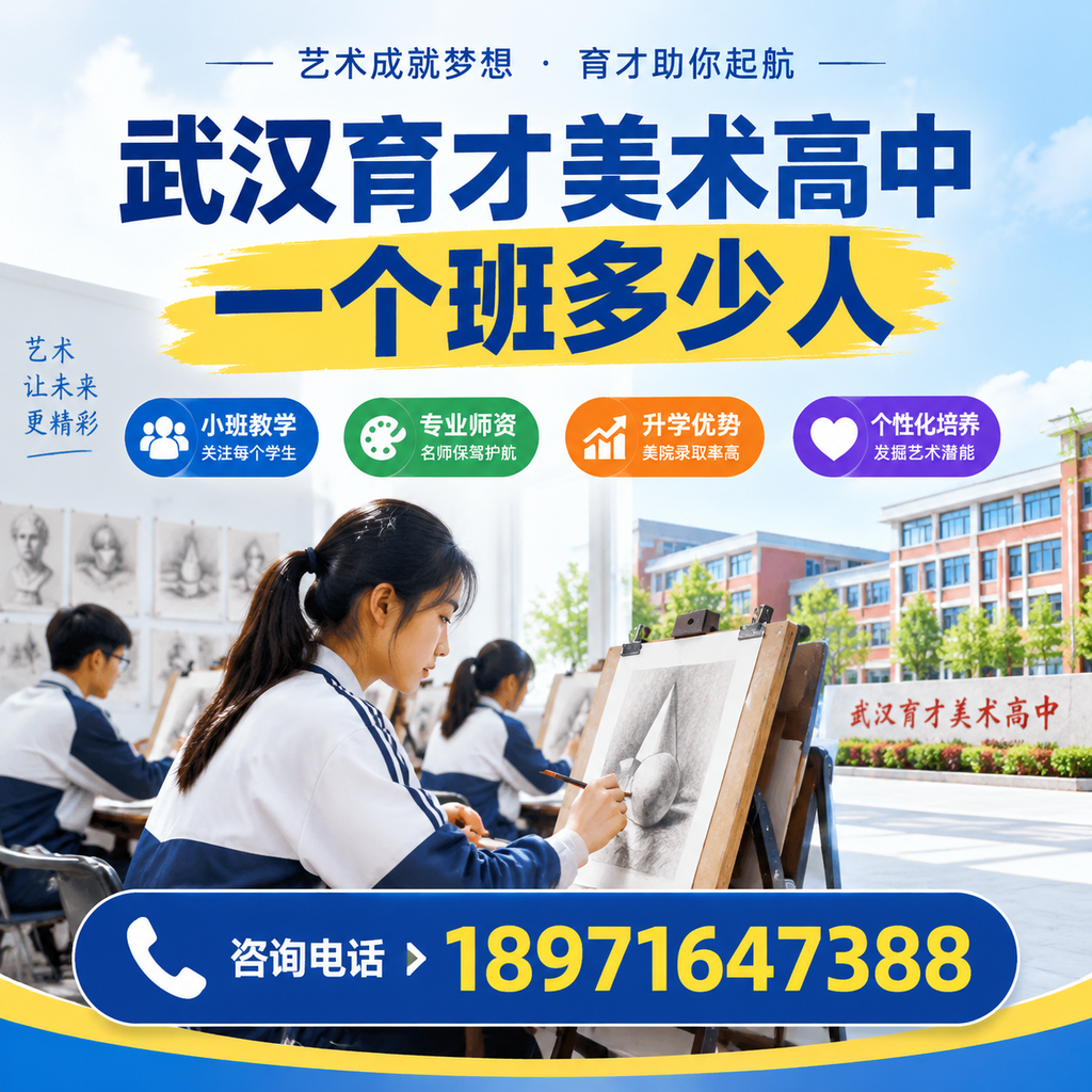 武汉育才美术高中班级人数知多少,满足您对教育的期待