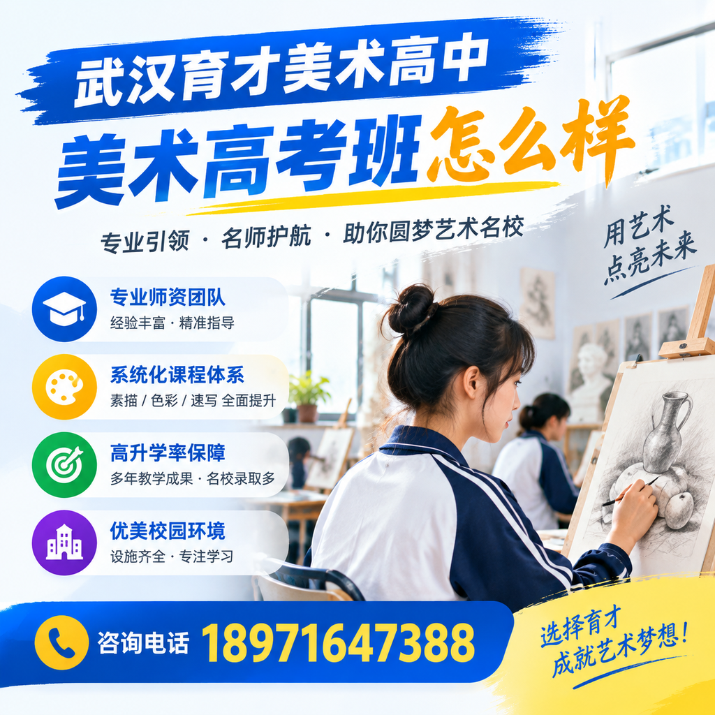 从学生角度看武汉育才美术高中美术高考班的学习体验