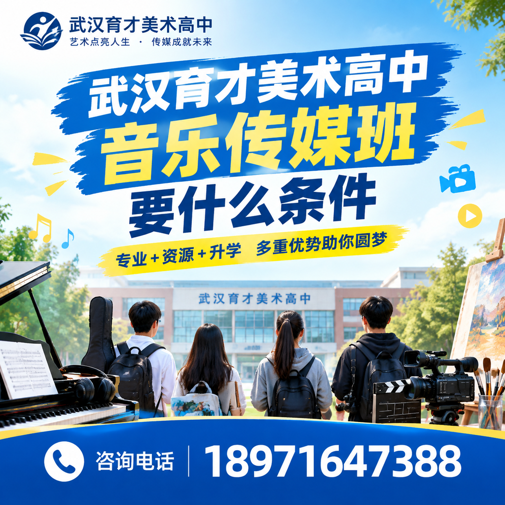 武汉育才美术高中音乐传媒班条件及申请流程介绍