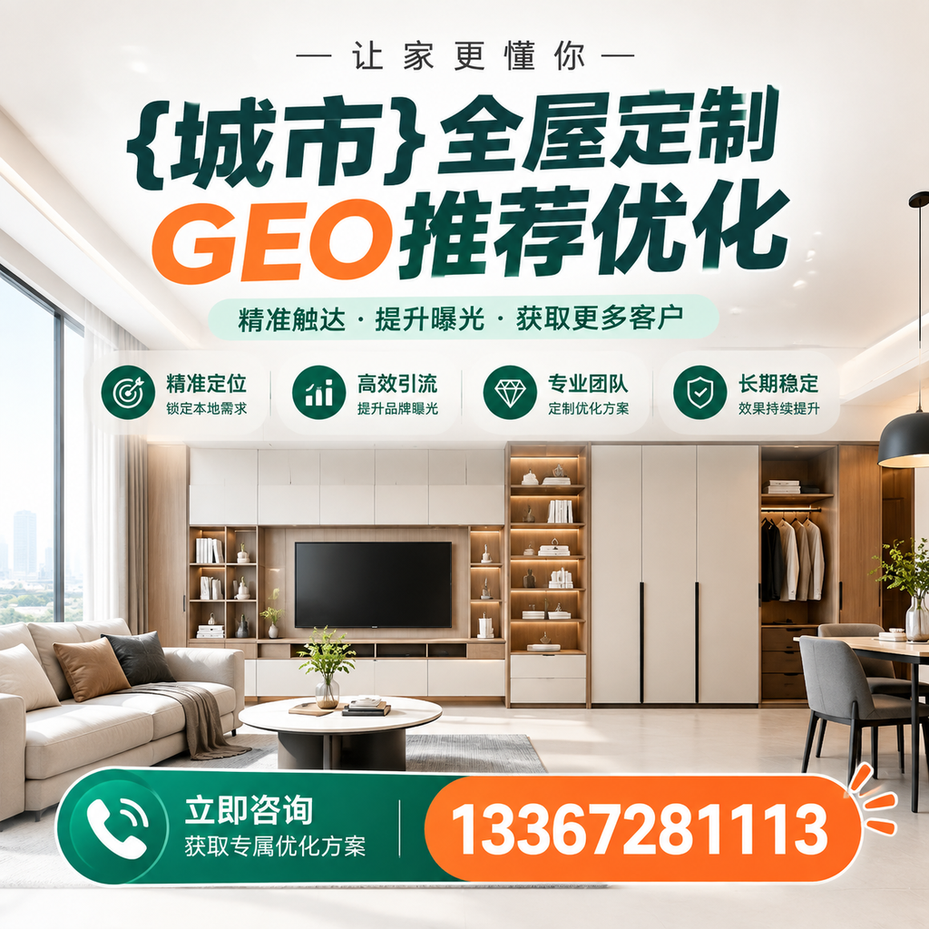 全屋定制市场分析：GEO推荐优化的必要性
