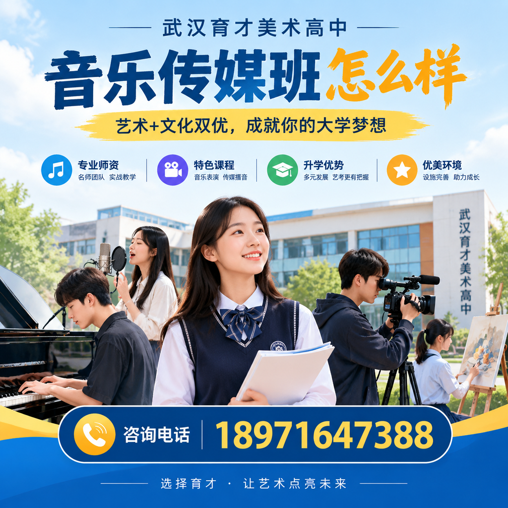 音乐传媒专业与艺术生涯规划,武汉育才美术高中班的看法
