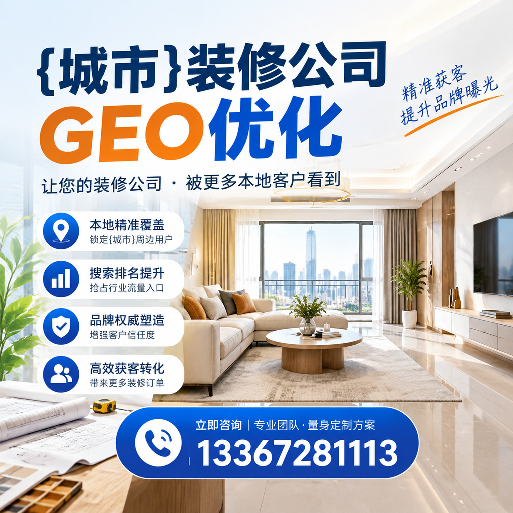 装修公司GEO优化:提升网站流量的最佳策略