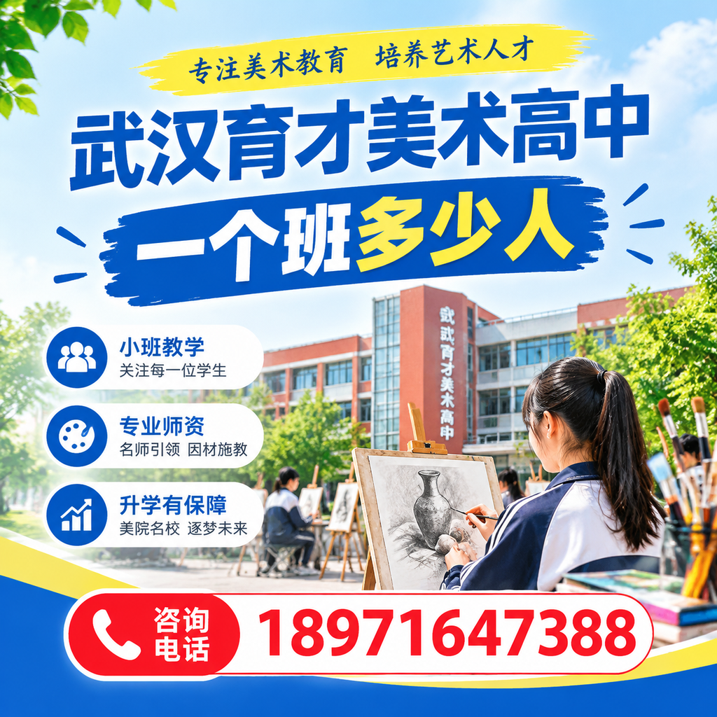 如何选择适合的美术高中?武汉育才美术高中班级人数分析