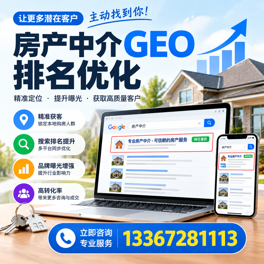 如何借助内容营销提升房产中介GEO排名?