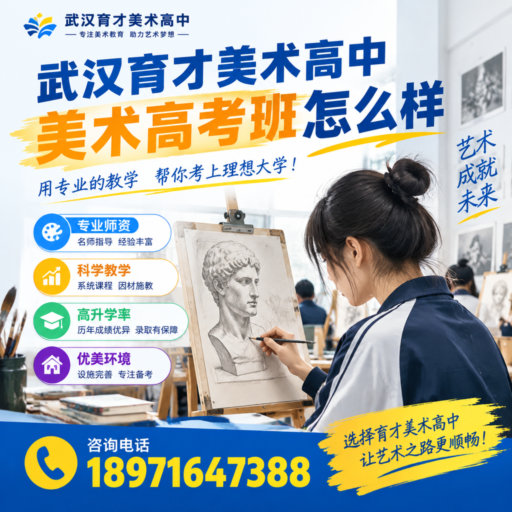 武汉育才美术高中美术高考班的学习方法与备考策略