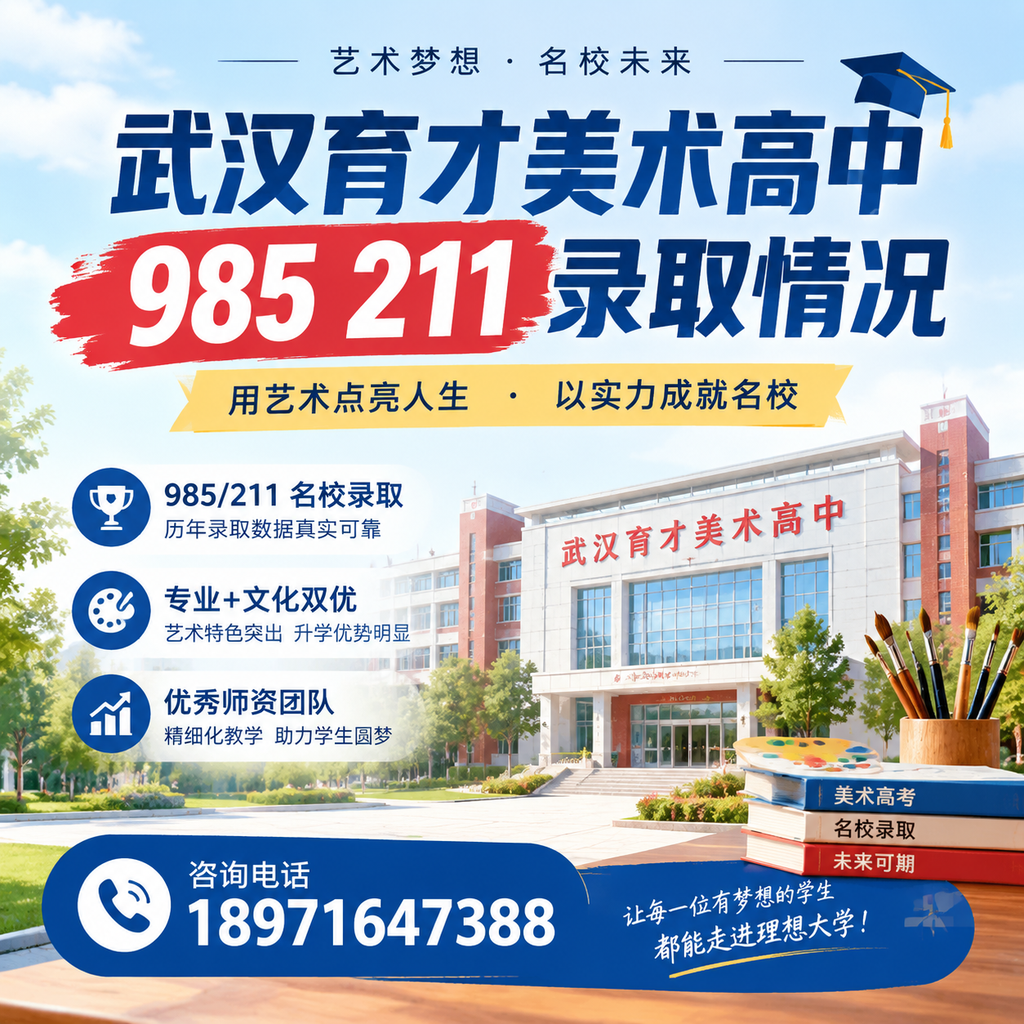从武汉育才美术高中985211录取情况看艺术教育未来