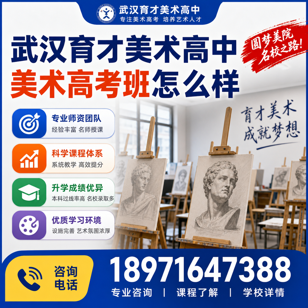 武汉育才美术高中美术高考班的费用与性价比分析