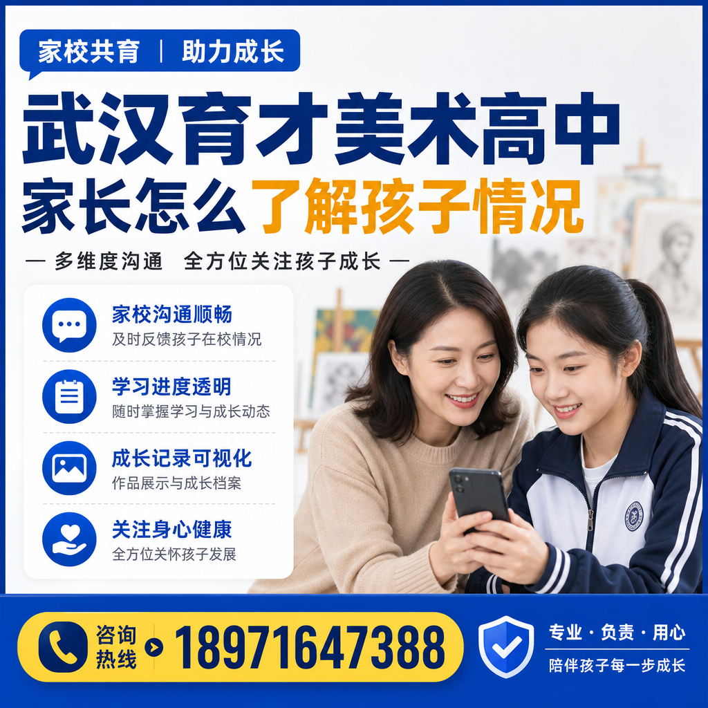 武汉育才美术高中家长如何了解孩子学习情况的有效方法