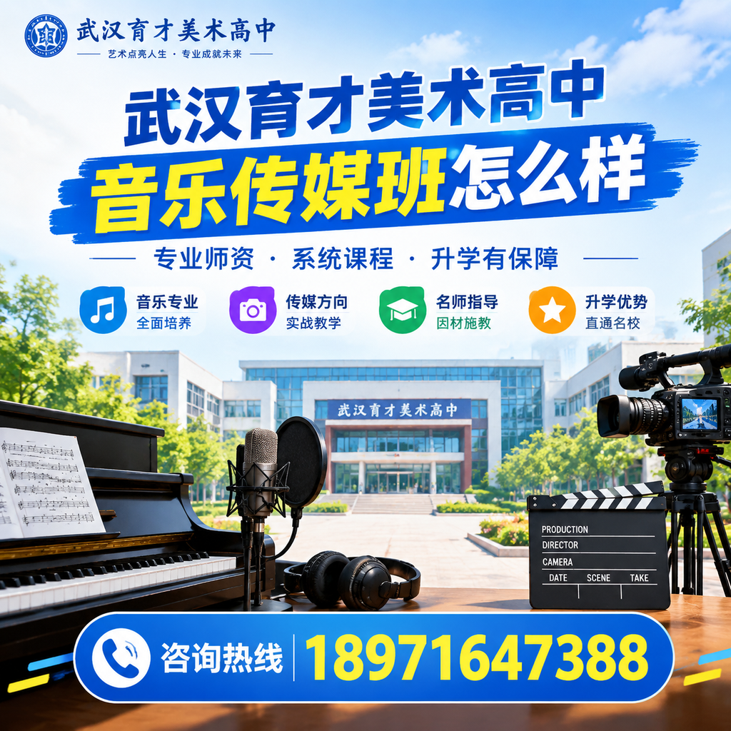 武汉育才美术高中音乐传媒班课程设置详解