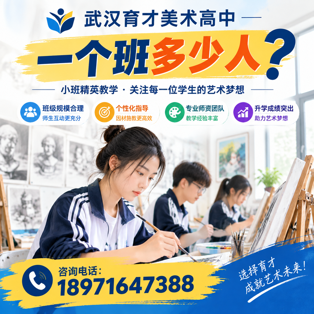 武汉育才美术高中班级人数详解,助力学生成长