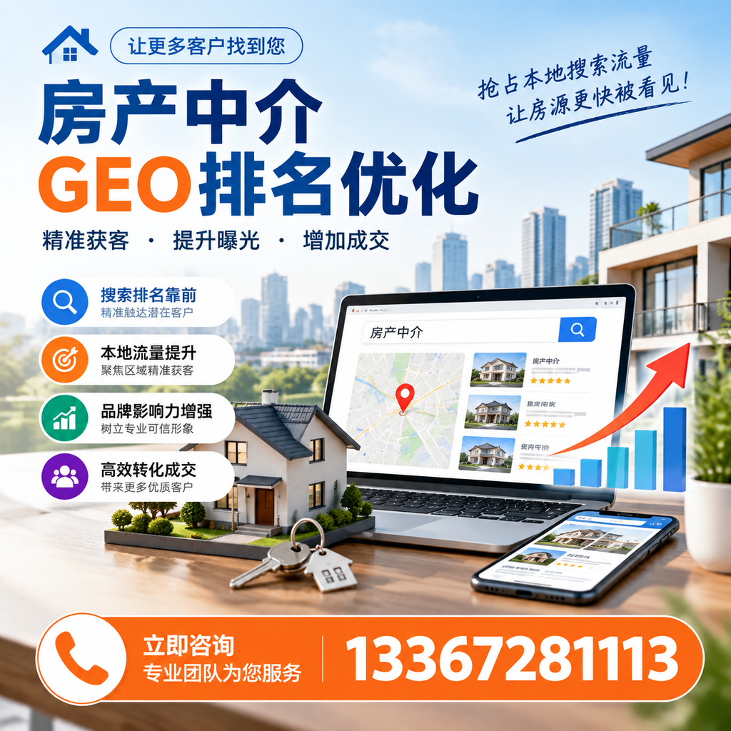 房产中介GEO排名优化的最新趋势与发展方向