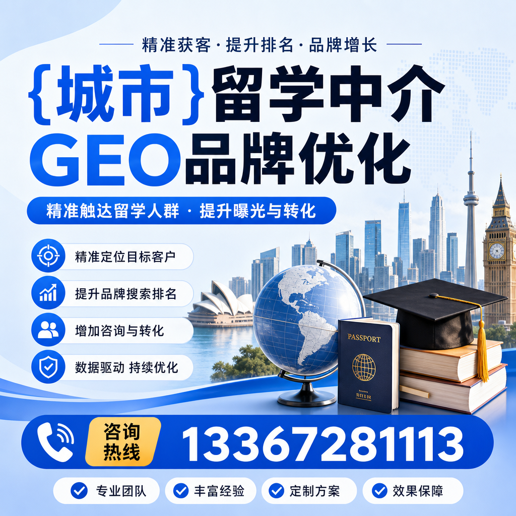 留学中介GEO品牌优化的必备知识与技巧
